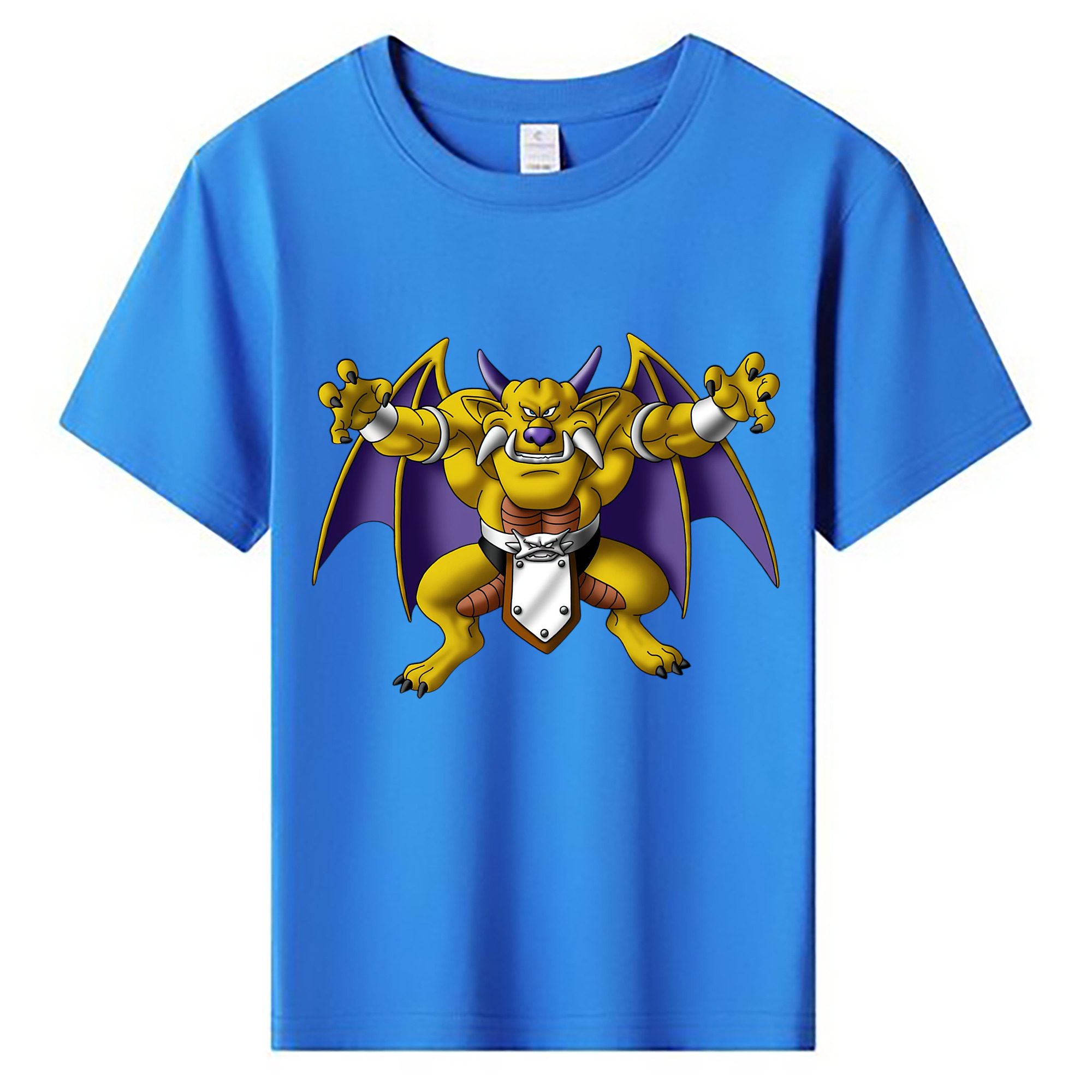 （画像用） ドラゴンクエスト Doragon Kuesuto Dragon Quest 綿100％キッズTシャツ（フロントプリント）